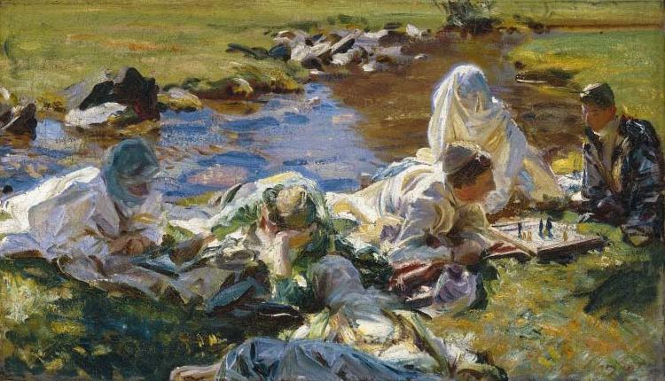 John Singer Sargent Dolce Far Niente china oil painting image